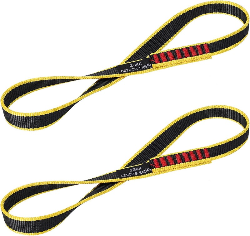 KINGTLE 18MM Nylon Climbing Sling Runner - 23KN CE2008/EN566 Certified Webbing Straps for Rock Climbing, Rappelling, Hammock Rigging & Yoga Swing - Image 1